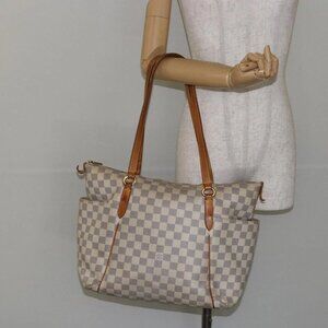 LOUIS VUITTON Damier Azur Totally MM Tote Bag N51262 LV Auth BA6533